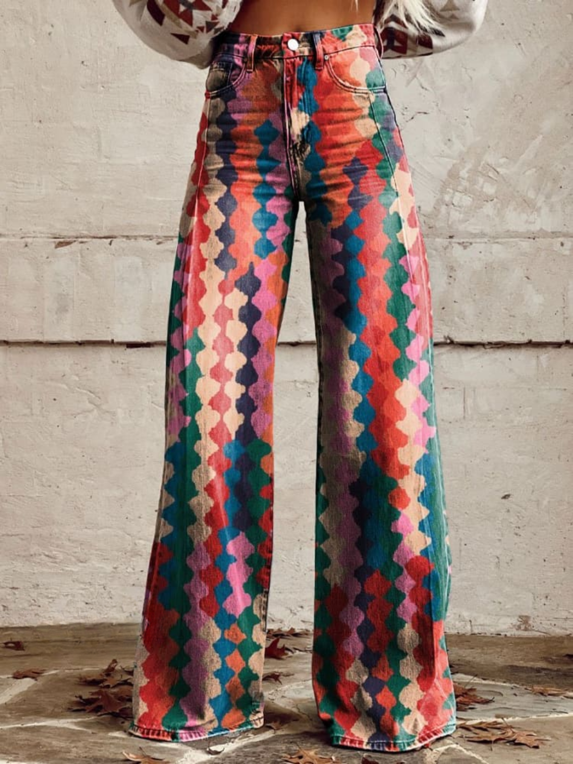 Jean Large Fleuri Bohème