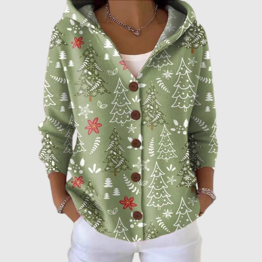 Clara | Veste en Maille à Capuche