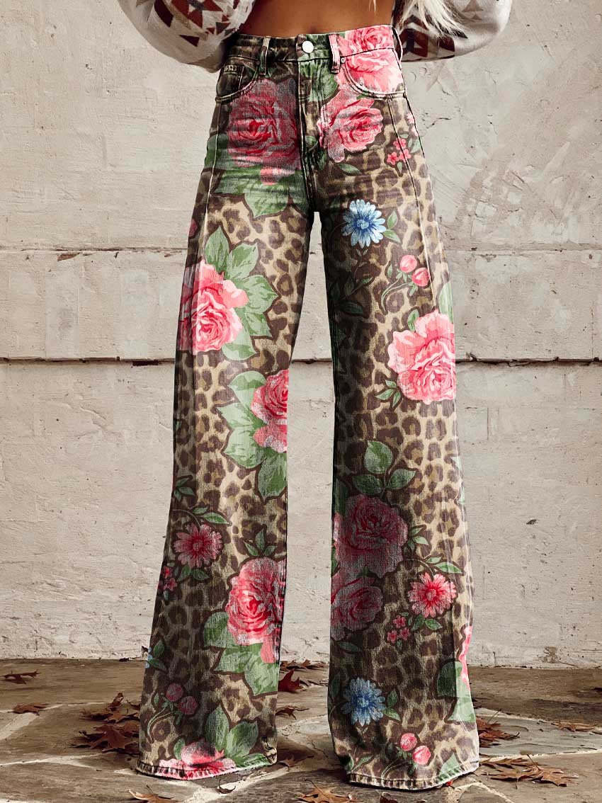 Jean Large Fleuri Bohème