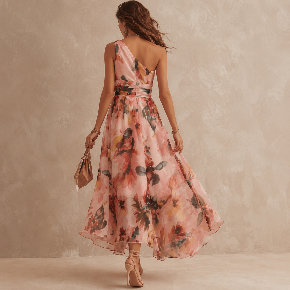 Aurore | Robe Florale Asymétrique