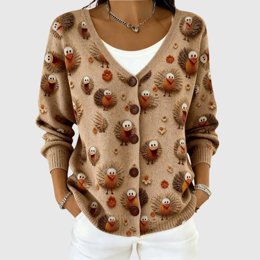 Ramona | Veste en Maille Boutonnée