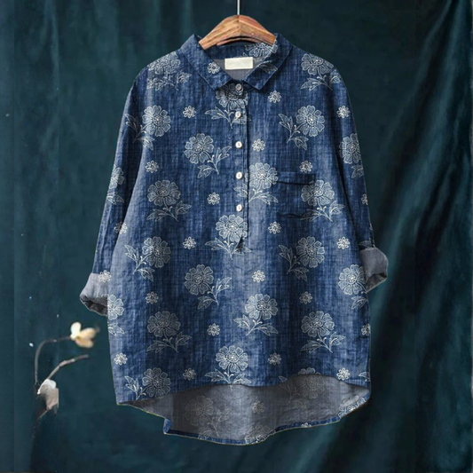 Chemise Élégante à Motif Rosalie