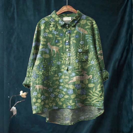 Chemise Élégante à Motif Isaline
