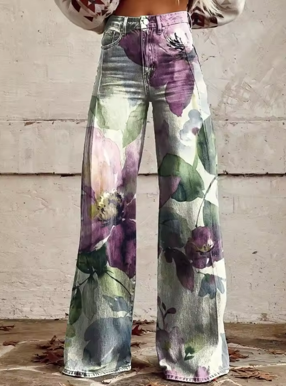 Jean Large Fleuri Bohème