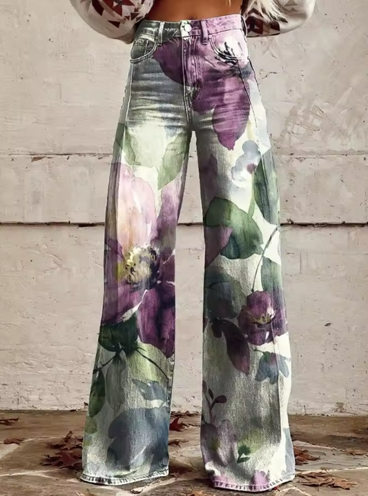 Jean Large Fleuri Bohème