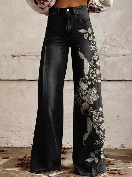 Jean Large Fleuri Bohème