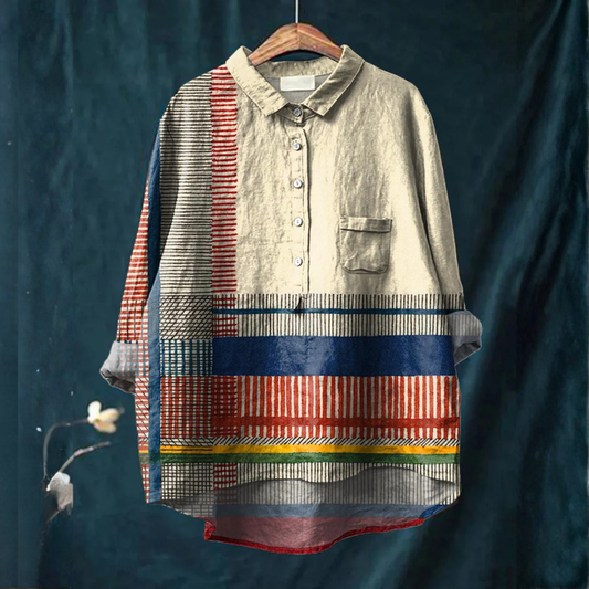 Chemise Élégante à Motif Ophélie