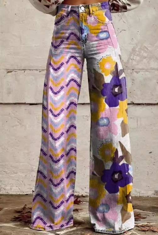 Jean Large Fleuri Bohème