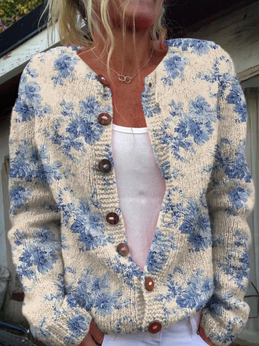 Margot | Cardigan en Maille Vintage