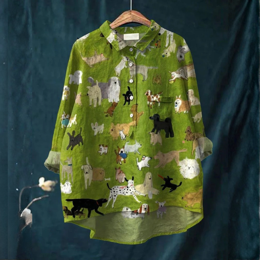 Chemise Élégante à Motif Valentine