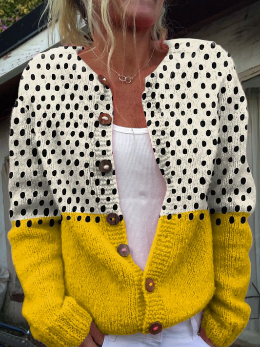Ninon | Cardigan en Maille Vintage