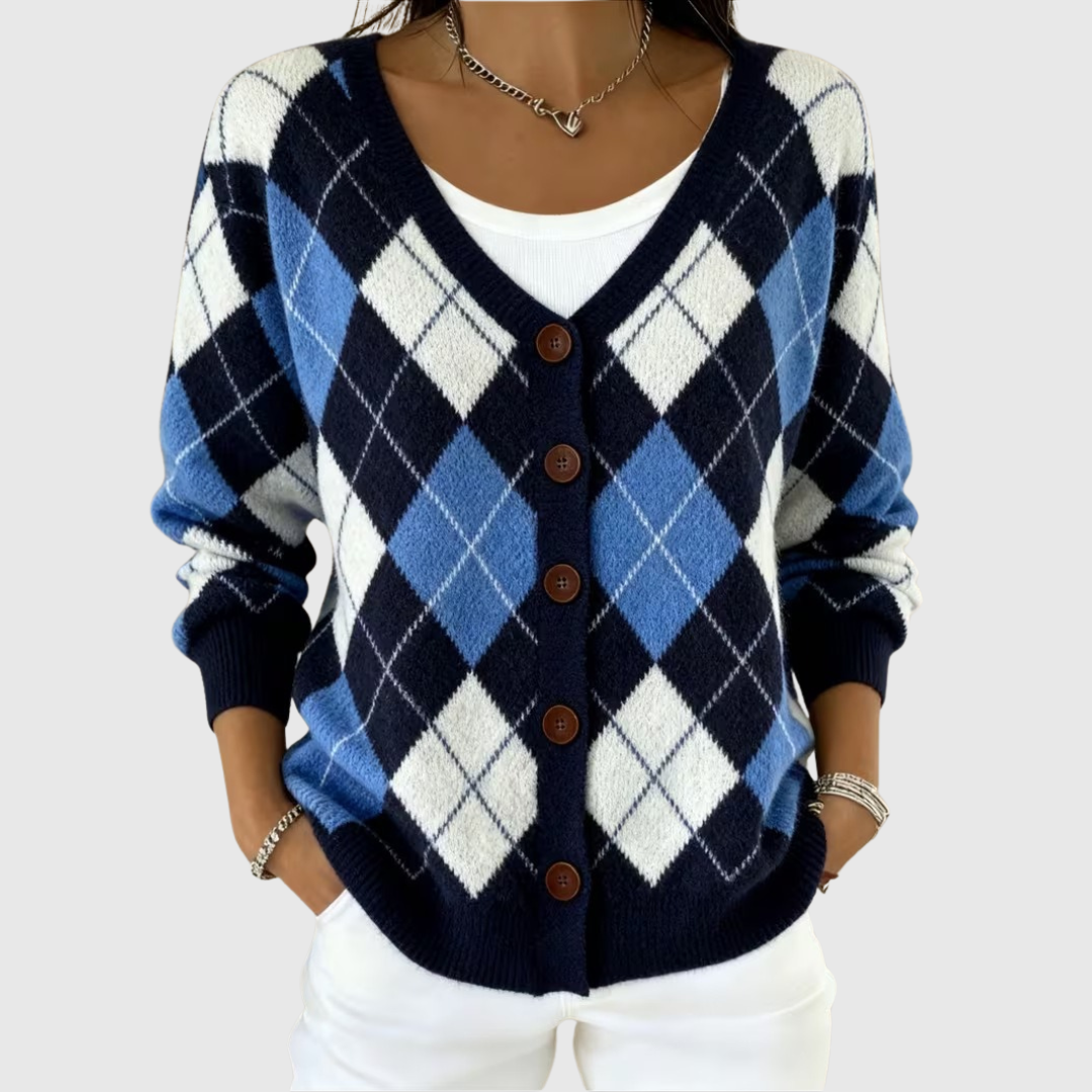 Solène | Veste en Maille Boutonnée