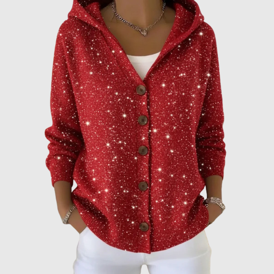 Manon | Veste en Maille à Capuche