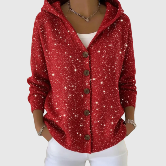 Manon | Veste en Maille à Capuche