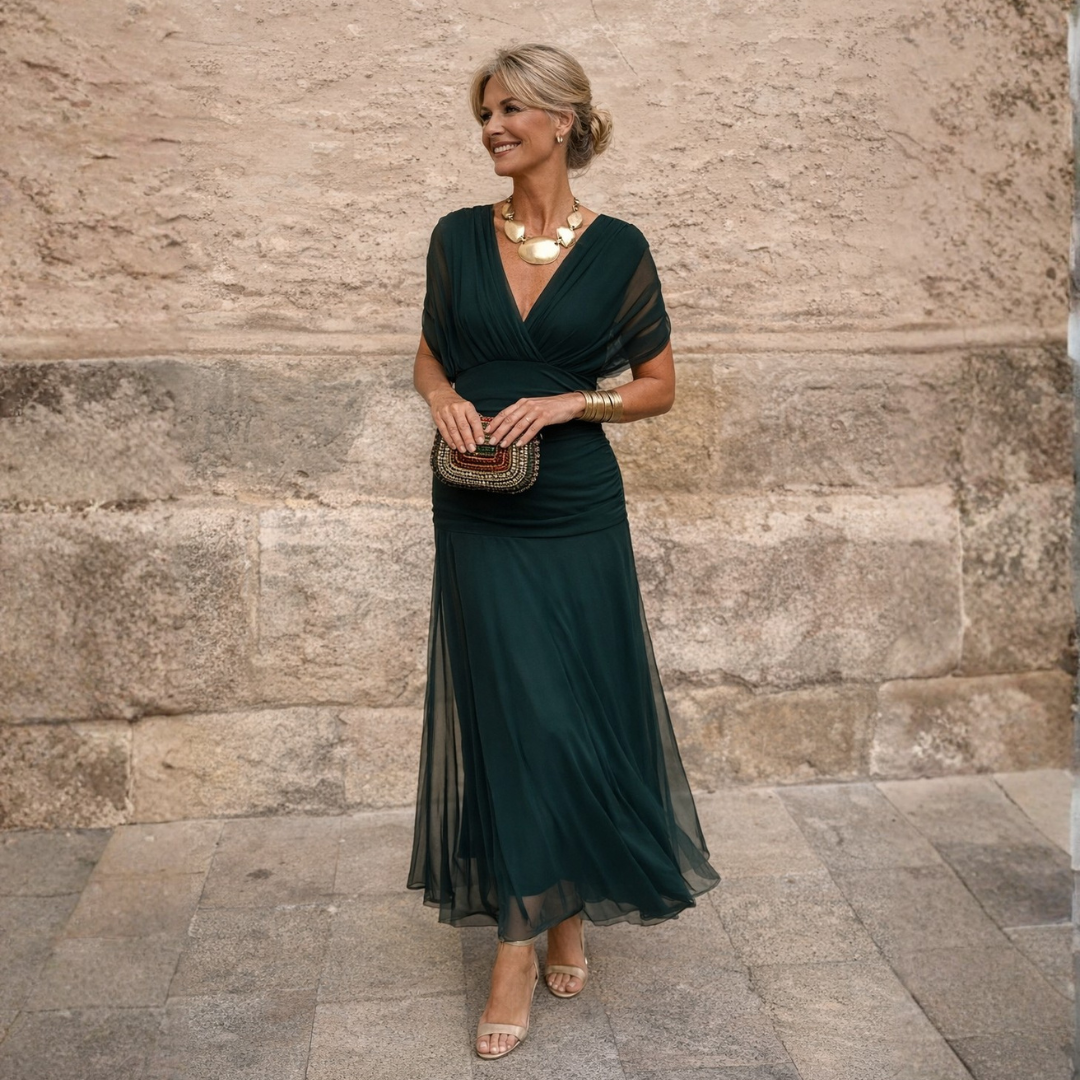 Margaux | Robe Maxi Épaules Dénudées