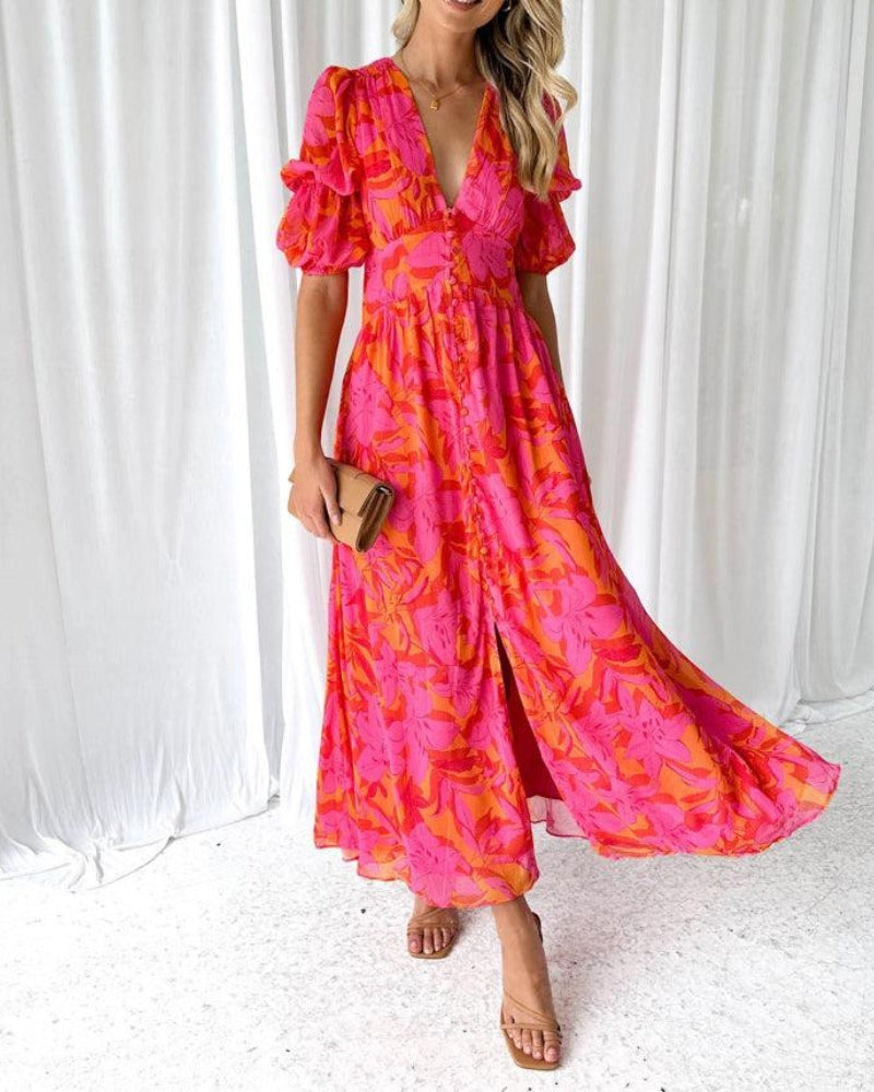 Amara | Sunlit Glow Maxi Dress