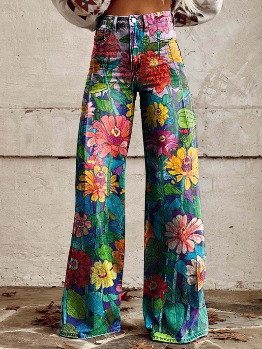 Jean Large Fleuri Bohème