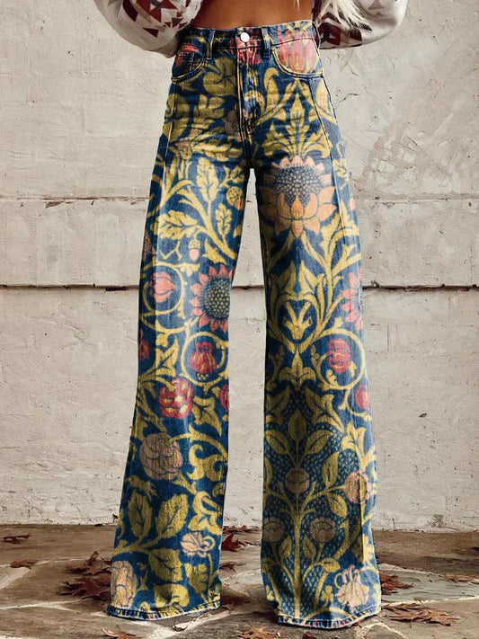 Jean Large Fleuri Bohème