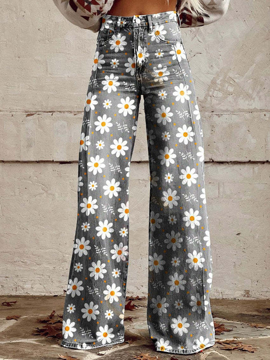 Jean Large Fleuri Bohème