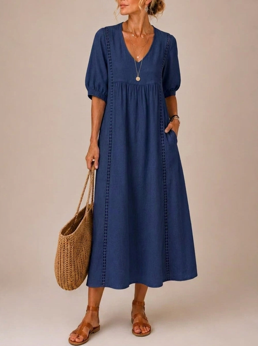 Océane | Robe midi d'automne