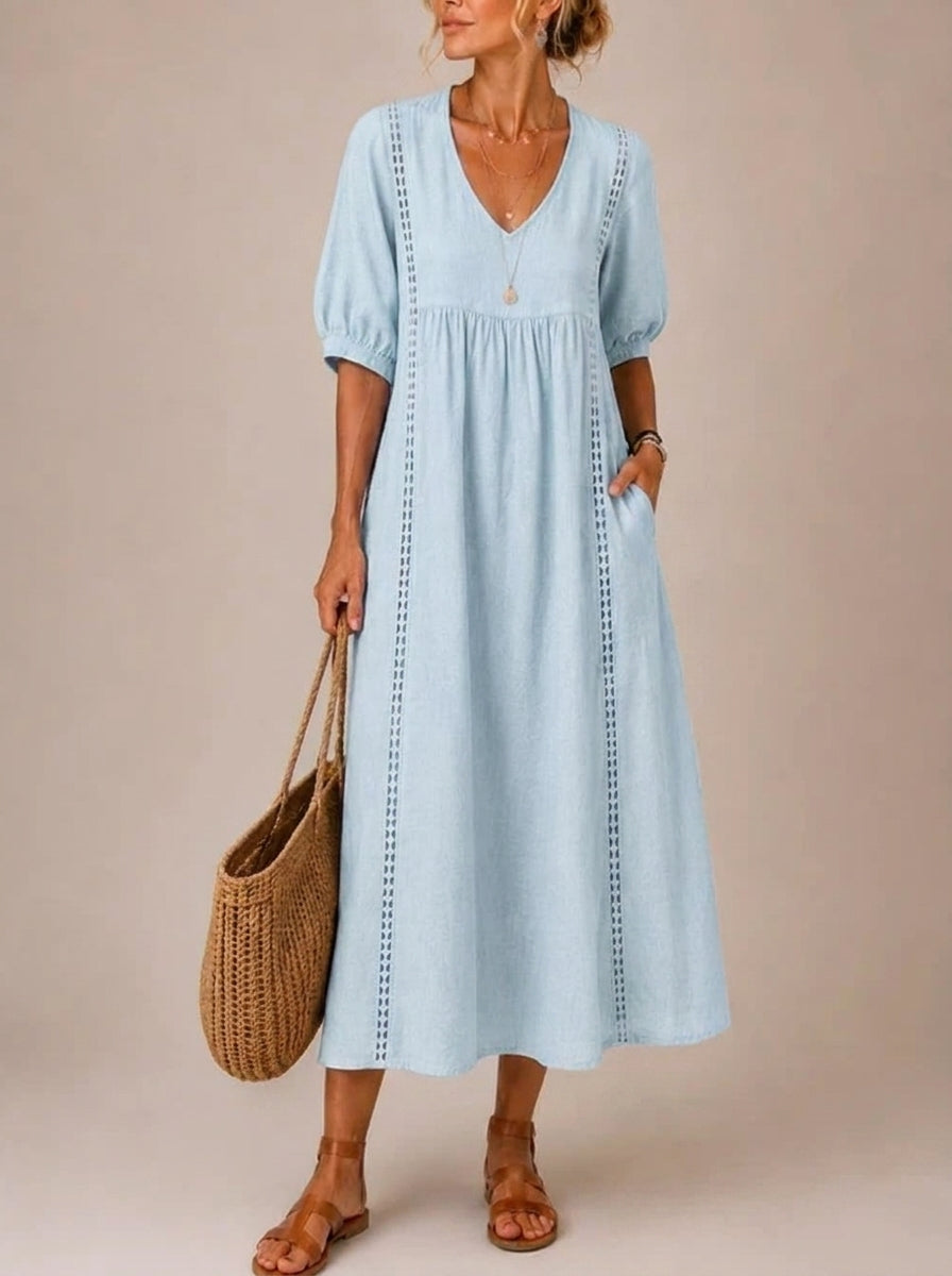 Océane | Robe midi d'automne