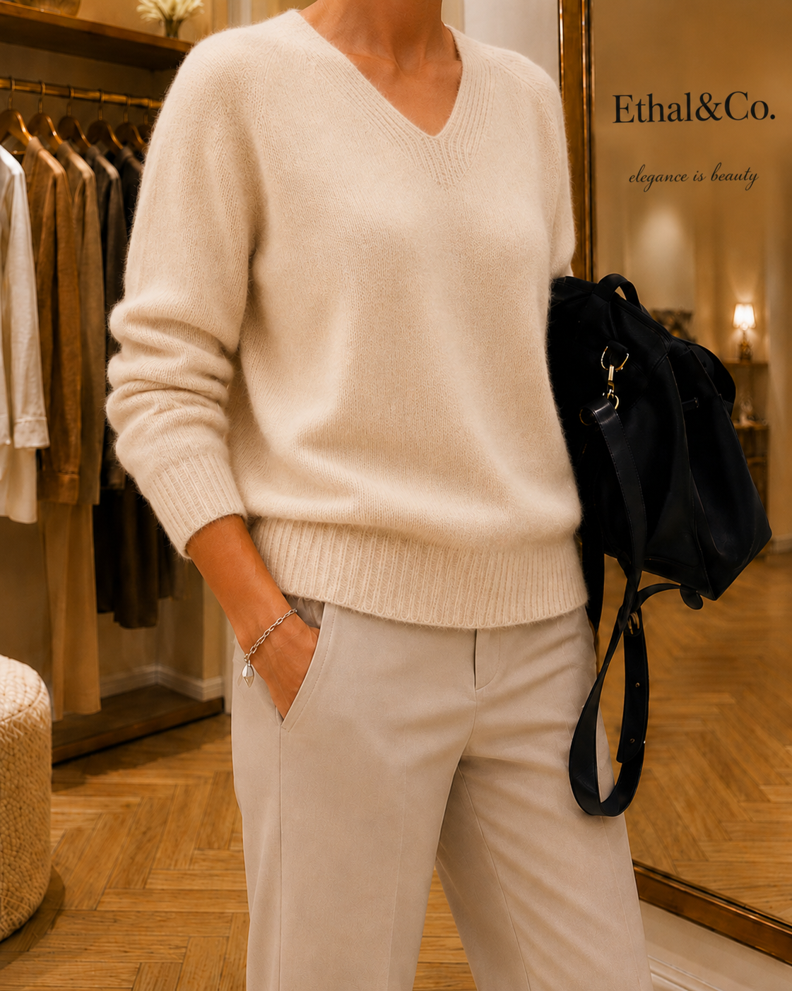 CELINE™ Elegant V Knit