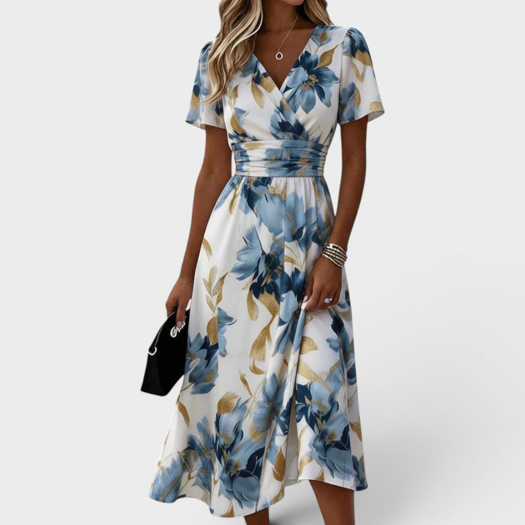 Denise | Robe Midi Florale