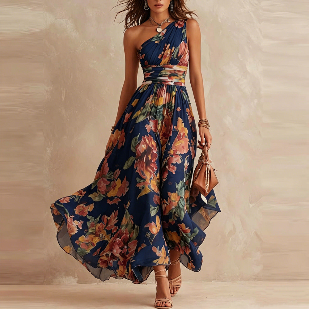 Aurore | Robe Florale Asymétrique
