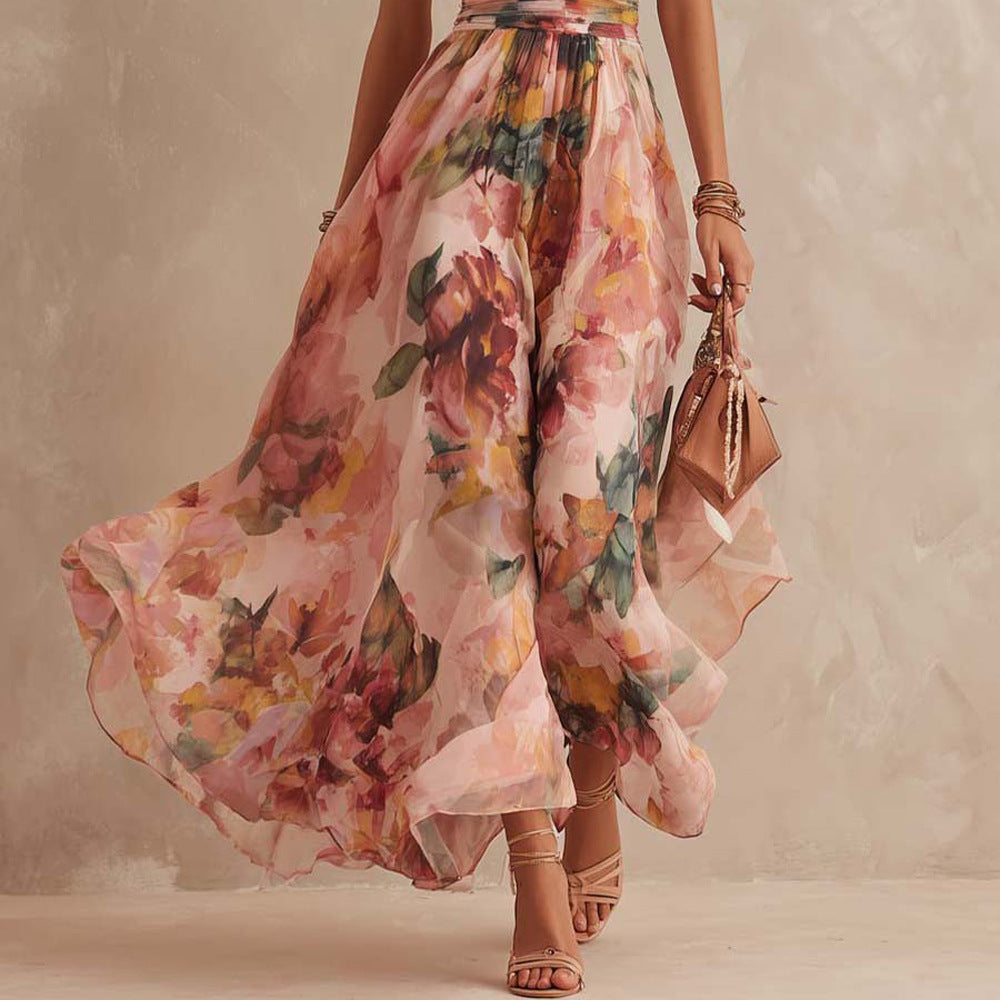 Aurore | Robe Florale Asymétrique