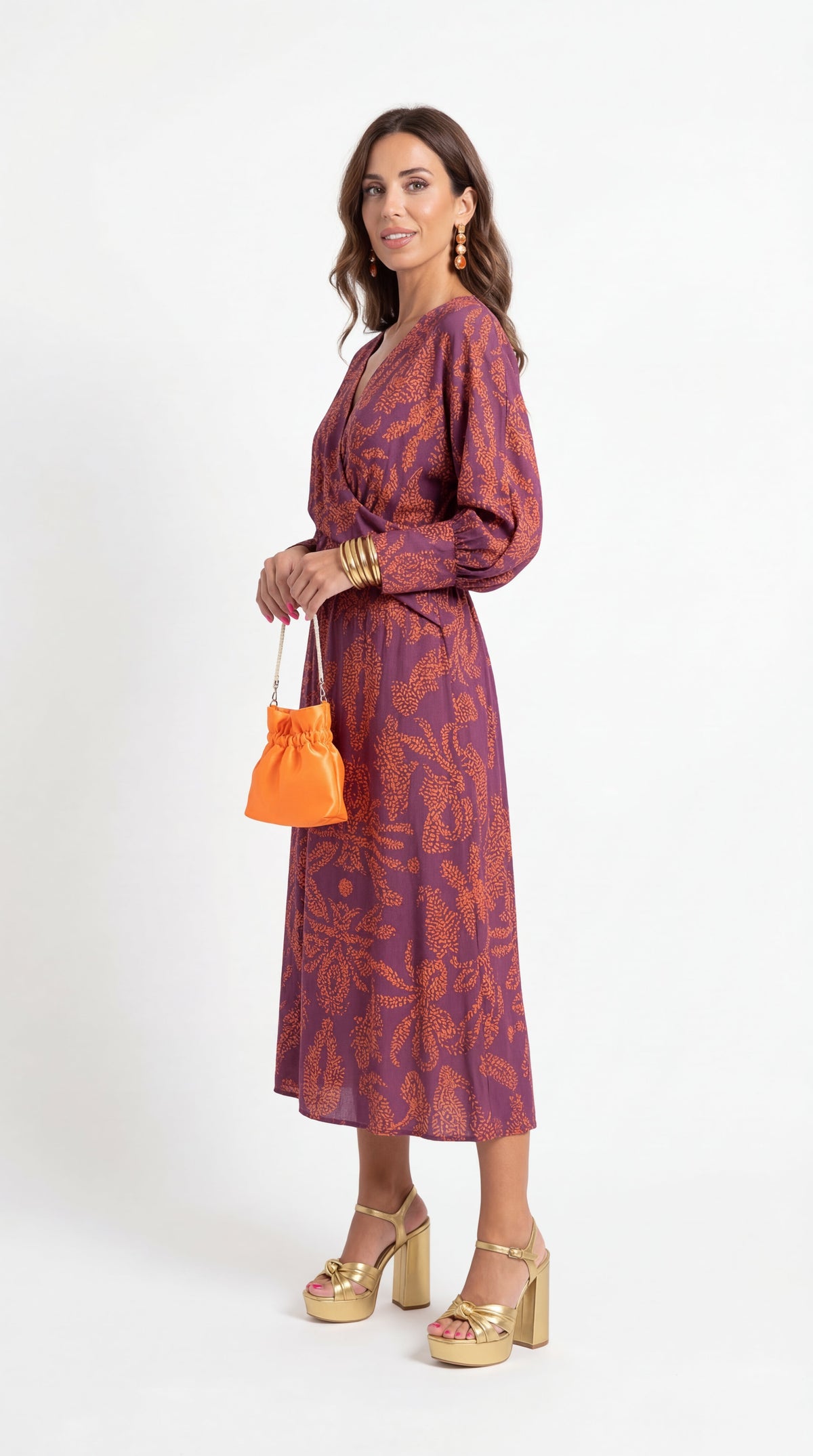 Isaure | Robe Midi Imprimée