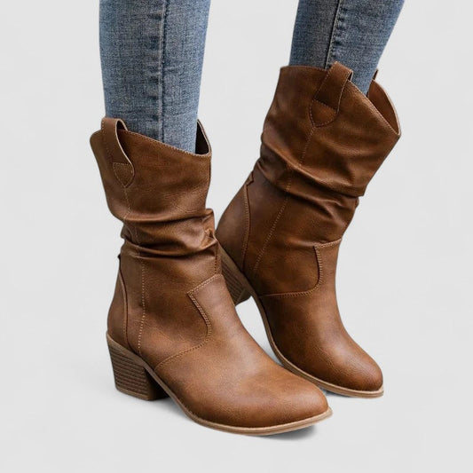 Bottes en cuir orthopédique Vivian