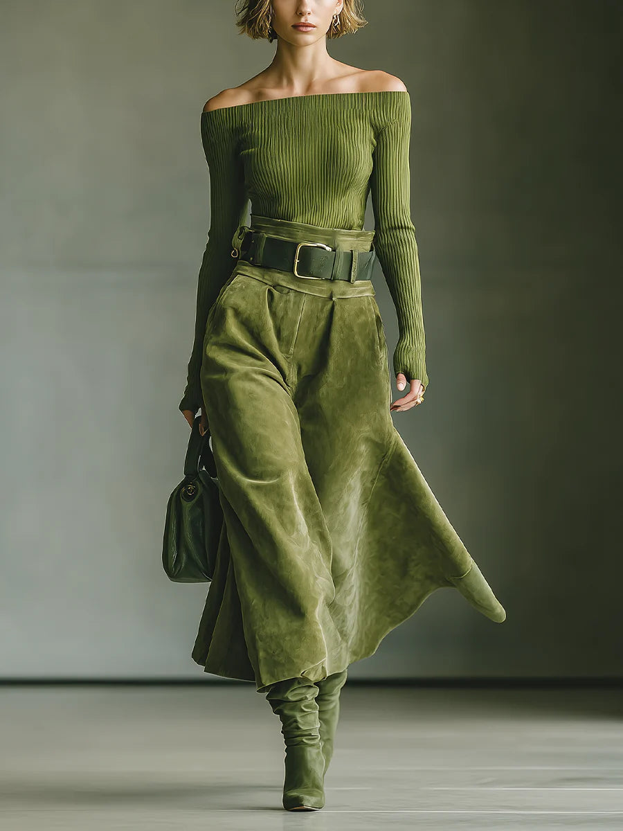 Claire Marceaux | Ensemble Chic Épaules Nues Lola