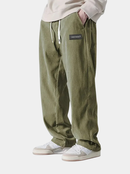 PANTALON ÉLÉGANT EN VELOURS CÔTELÉ