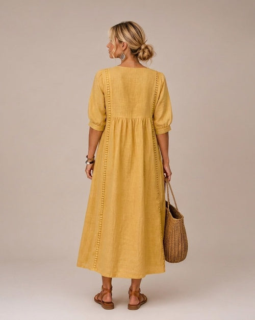 Océane | Robe midi d'automne