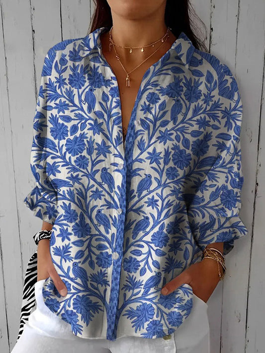 Blouse Fluide Printanière Monique