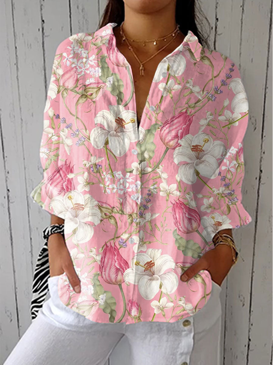 Blouse Artistique Imprimée Véronique