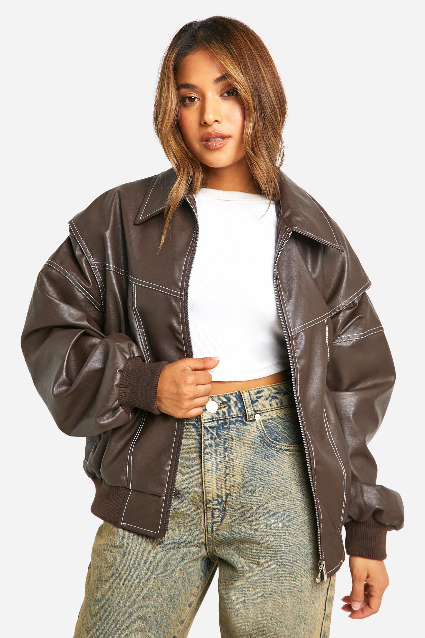 BLOUSON BOMBER OVERSIZE