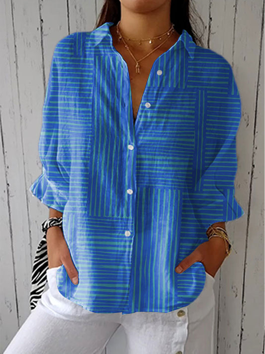 Blouse Élégante Imprimée Inès