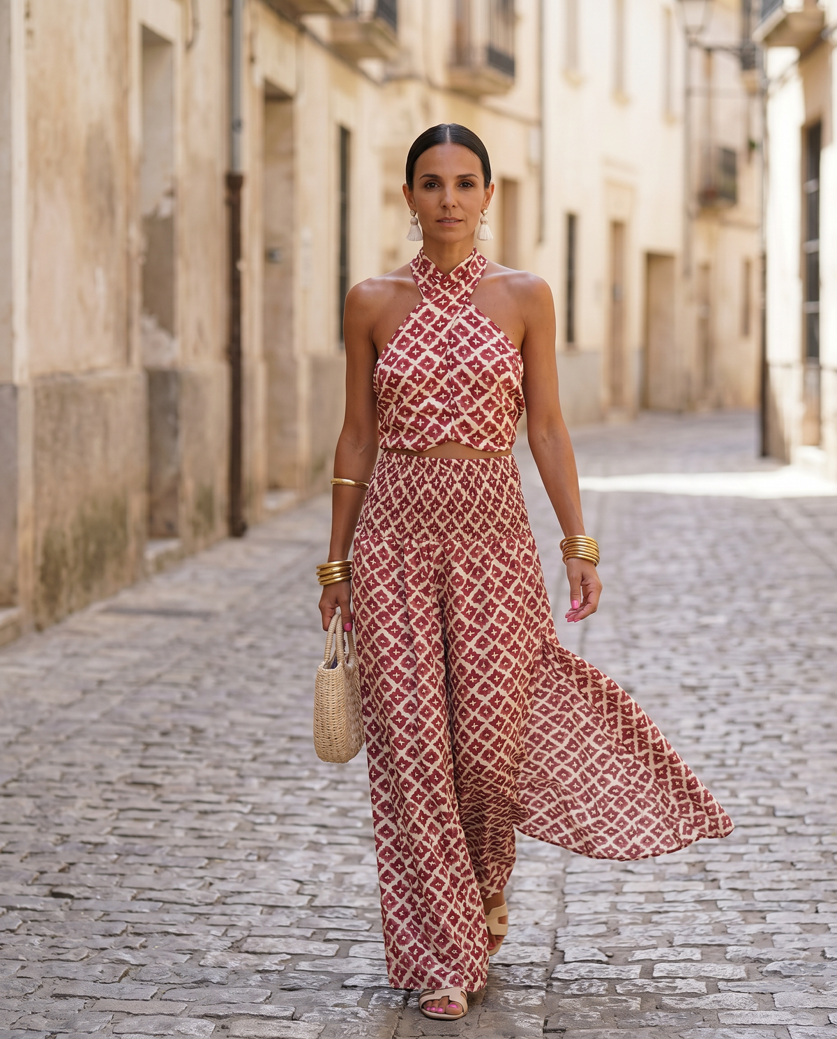 Justine | Ensemble Deux Pièces à Col Halter