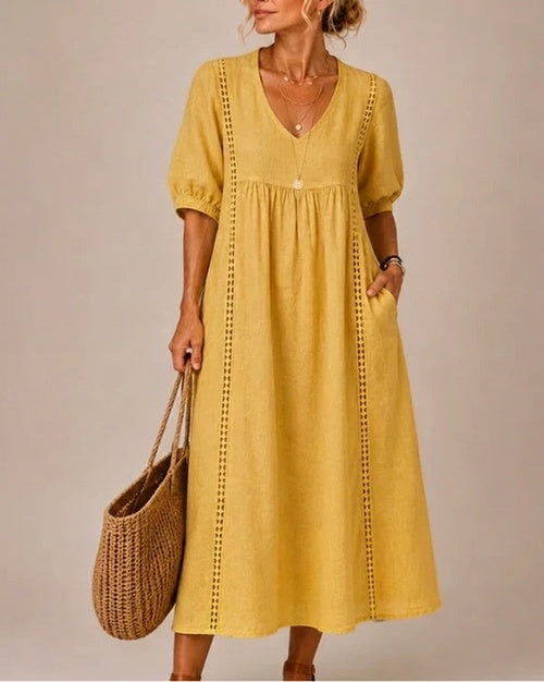 Océane | Robe midi d'automne