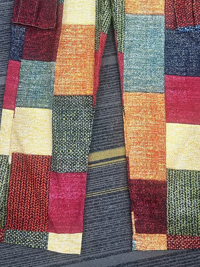 PANTALON PATCHWORK DE CARGO