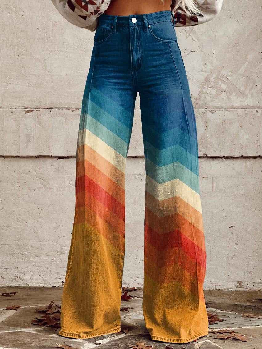 Jean Large Fleuri Bohème