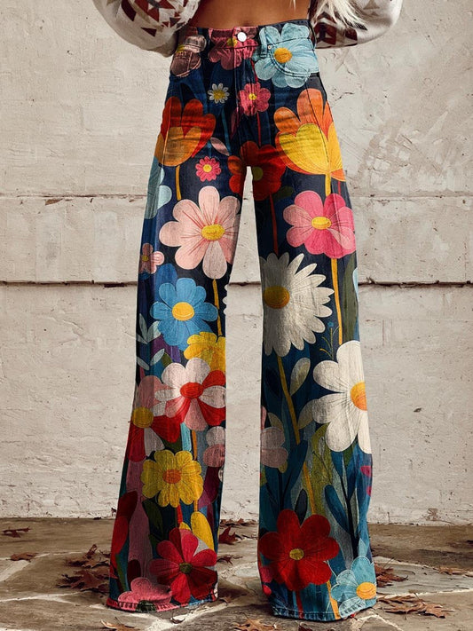 Jean Large Fleuri Bohème