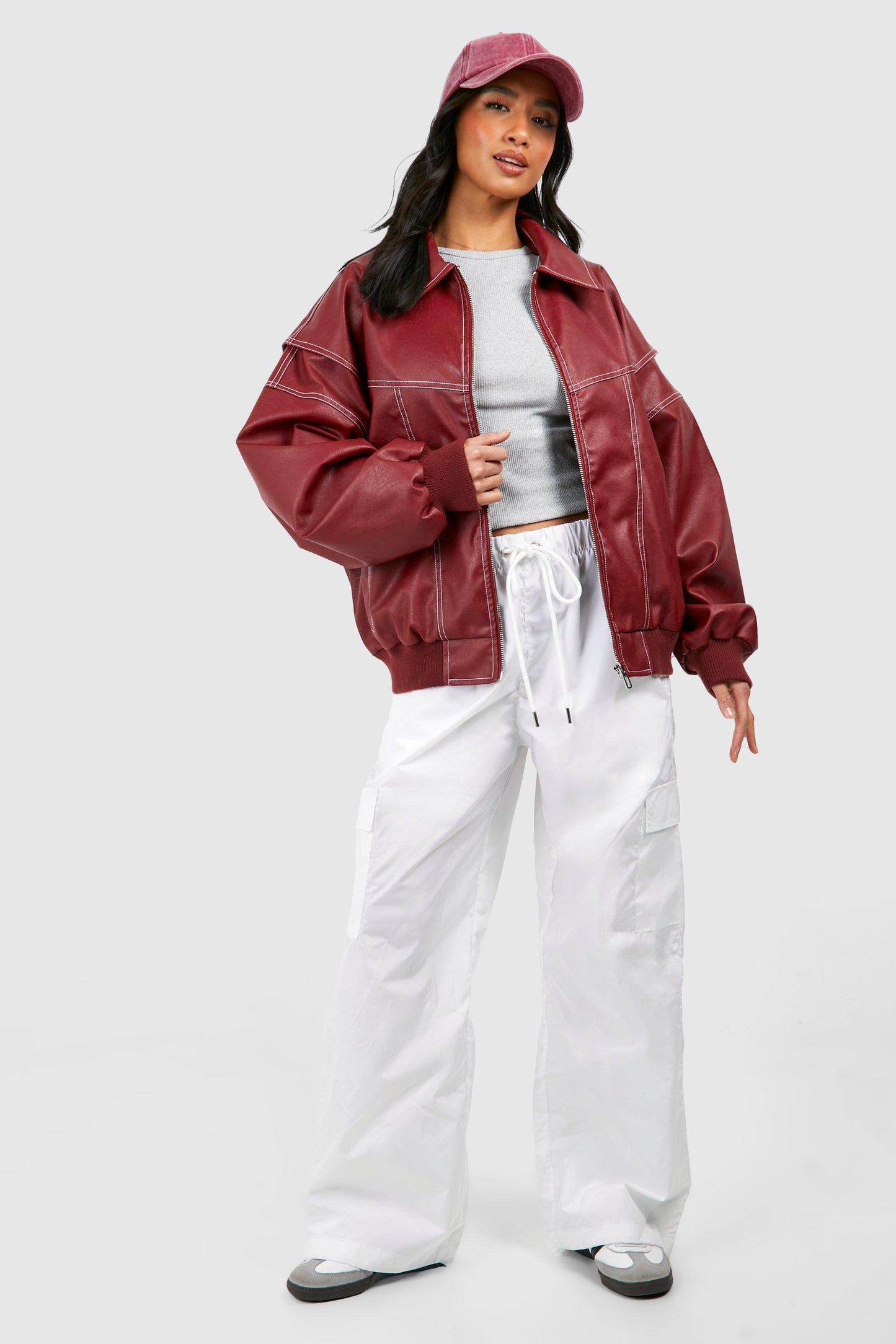 BLOUSON BOMBER OVERSIZE
