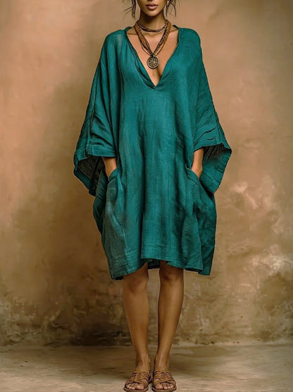 Fiorella – Relaxed Elegance Linen and Cotton Dress