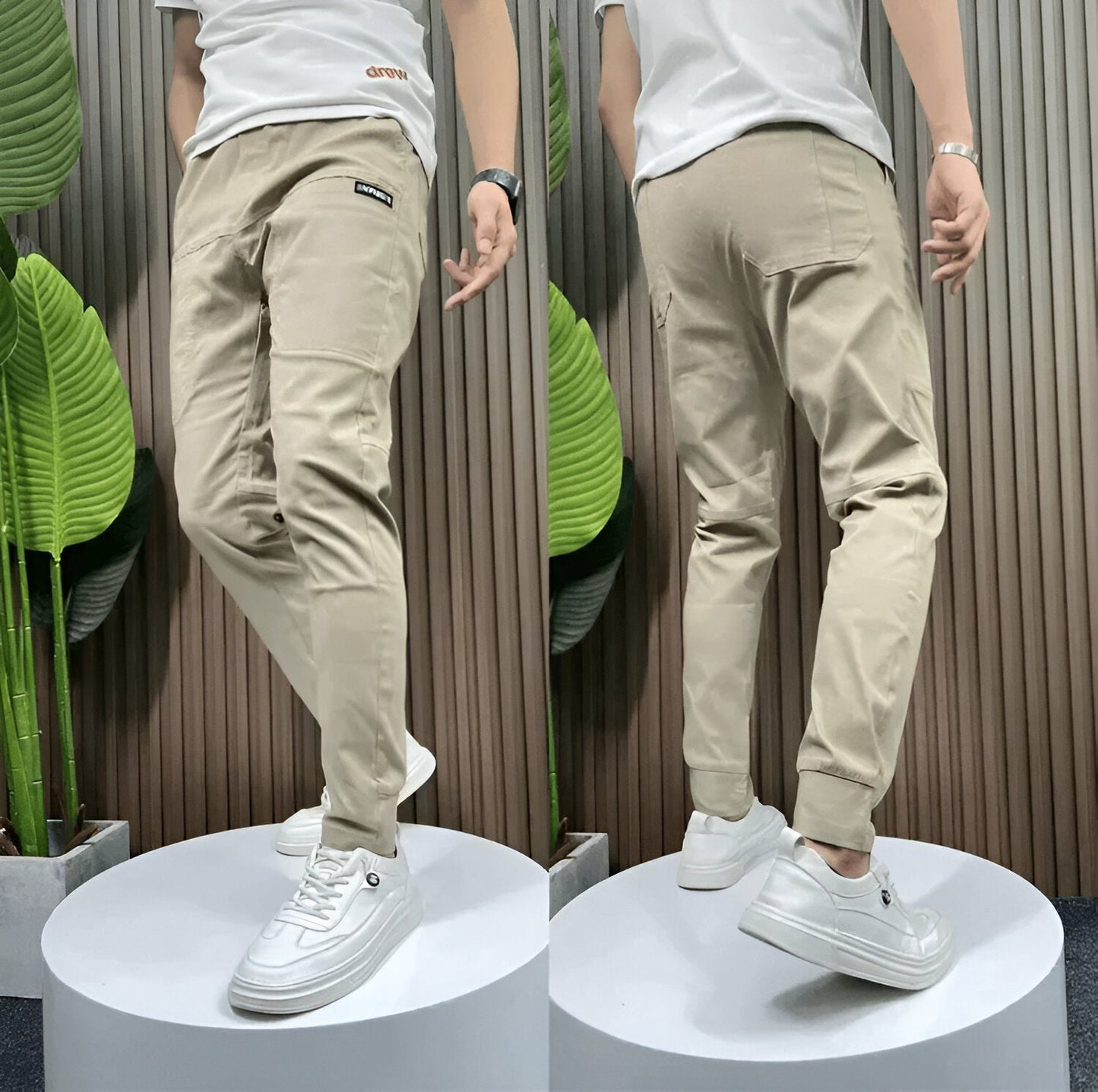 Pantalon cargo extensible (1+1 GRATUIT!)