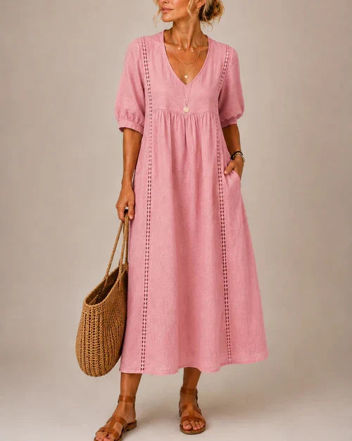 Océane | Robe midi d'automne