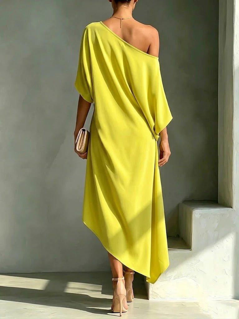 Camille | Robe Asymétrique Élégante