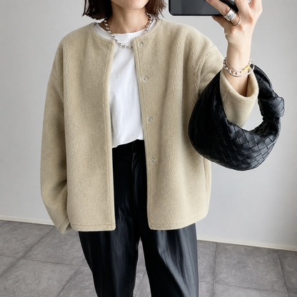 Carla | Elegant Wool Cardigan