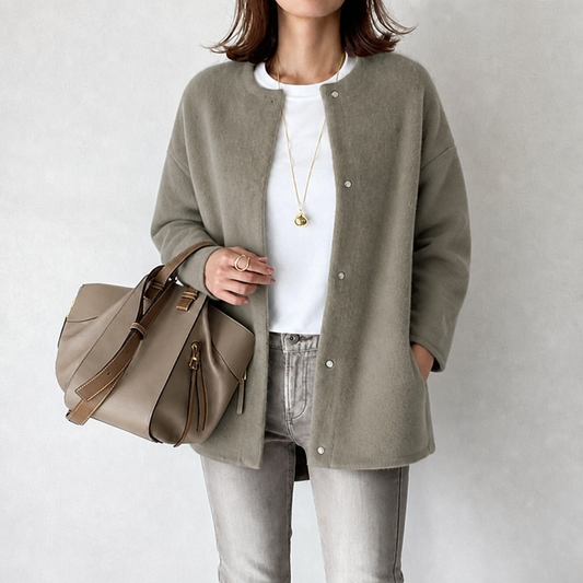 Carla | Elegant Wool Cardigan